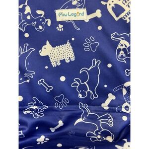 Paw Legend Washable Dog Belly Band Wrap Diapers Male Dog, XL Blue Dog Paws Print